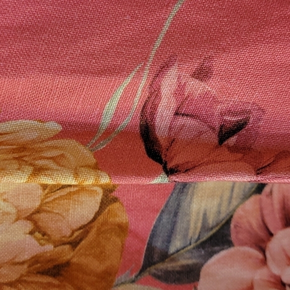 EVER New Floral Linen Blend Dress - Picture 12 of 16